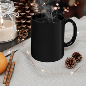 11oz Black Mug With Hand Logo | Coffee Mug | Tea Ceramic Mug