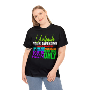 Unleash Your Awesomeness: An Inspiring Unisex T-Shirt for Positive Self-expression