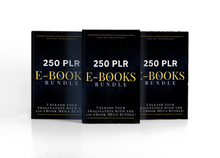 Load image into Gallery viewer, 250 Ebooks Bundle | Exclusive PLR Mega Bundle Ebooks