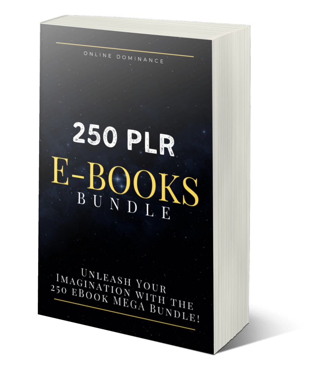 250 Ebooks Bundle | Exclusive PLR Mega Bundle Ebooks