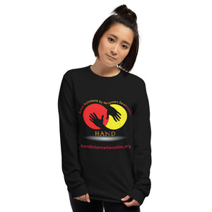 Hand International Unisex Long Sleeve Shirt | Support Our Causes |Charity